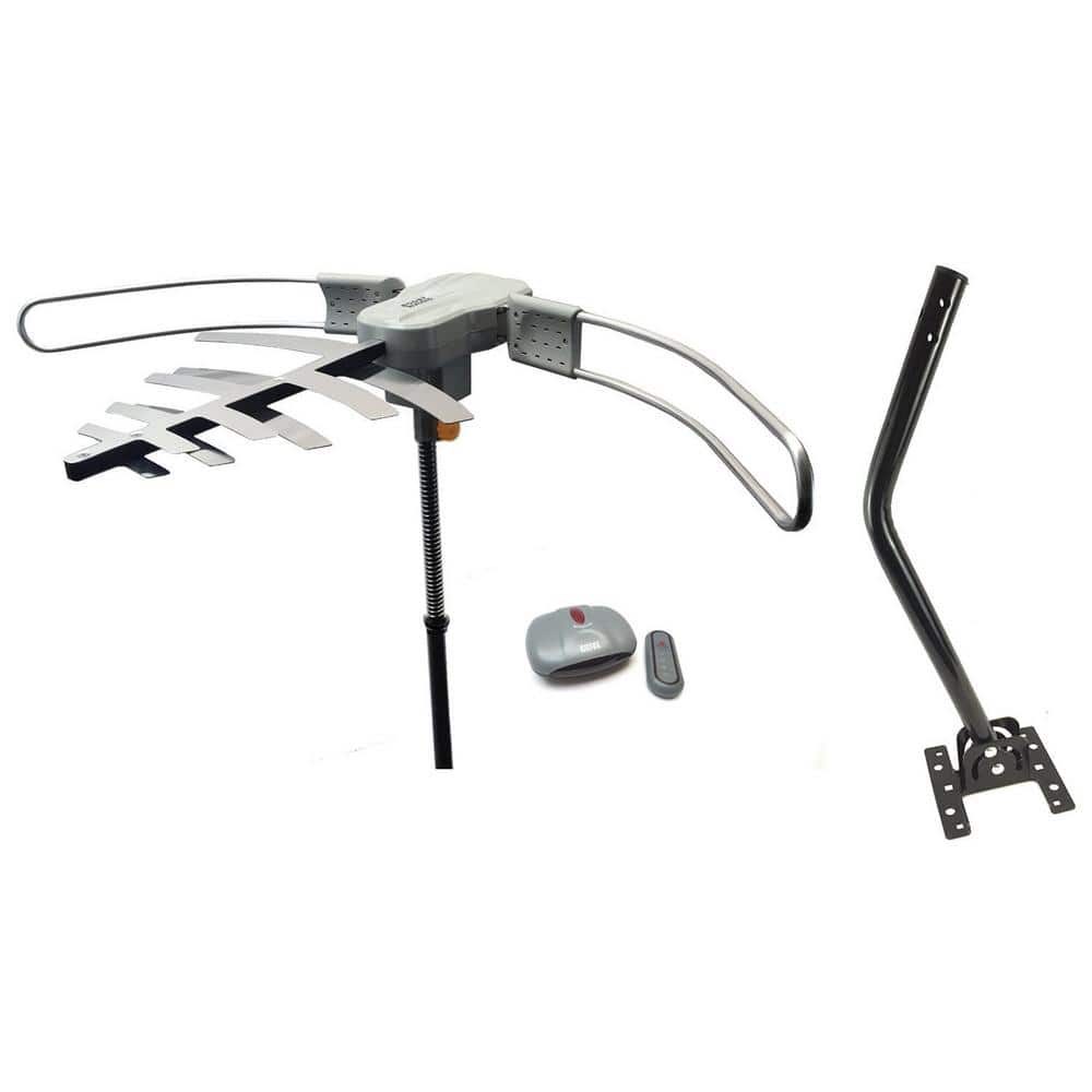 Premium HDTV Long Range Digital TV Antenna Air TV Stations Includes Roof Mo