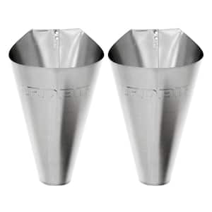Large Poultry Galvanized Steel Restraining Cones (2-Pack)