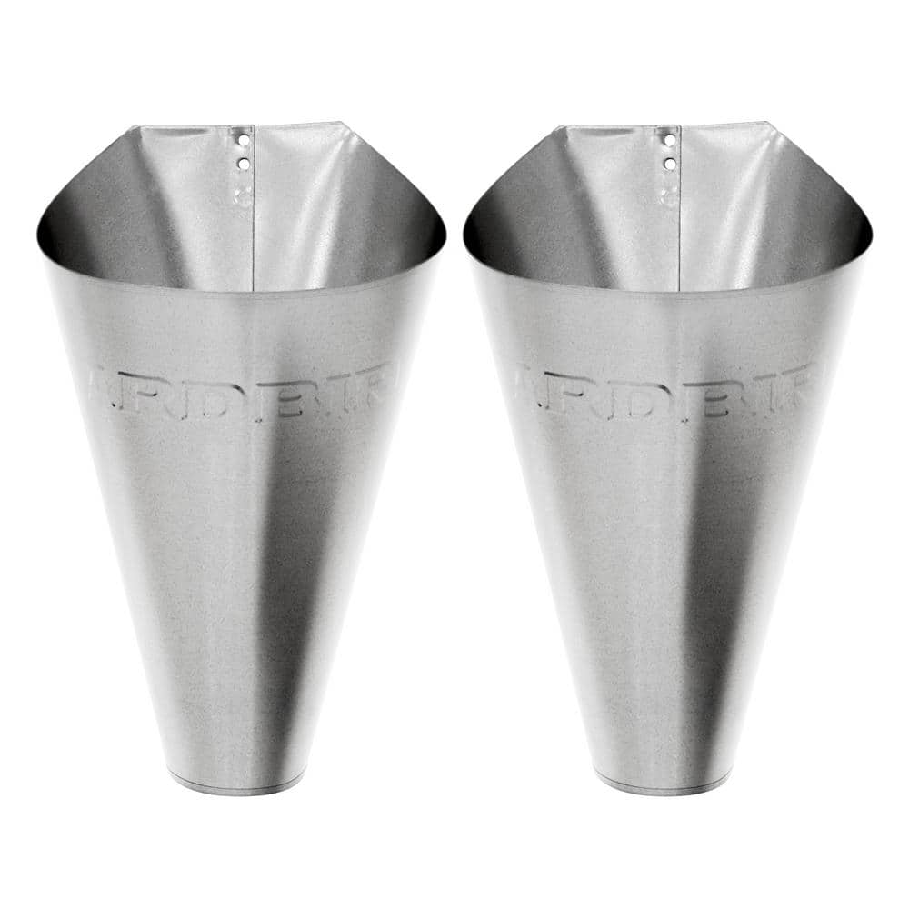 Yardbird Large Poultry Galvanized Steel Restraining Cones (2Pack