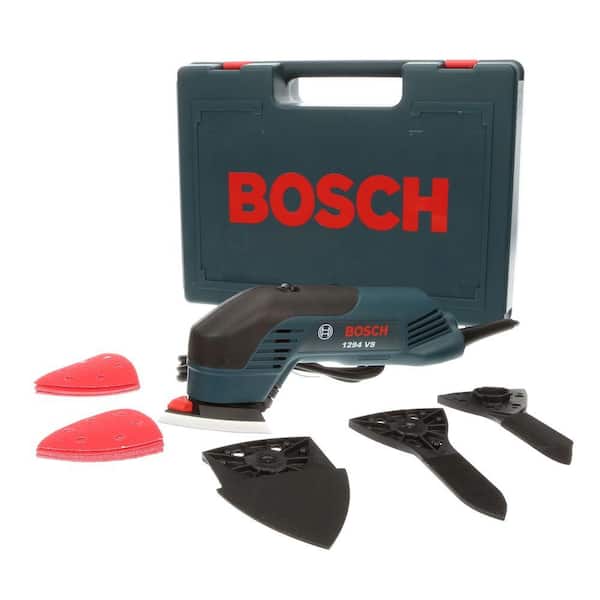 Bosch 2.3 Amp Corded Variable Speed Corner/Detail Random Orbital Sander Kit with Hard Case (24 Accessories)