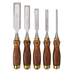 WOOD CHISELS SET 5 PCE 6mm 13mm 19mm 25mm 32mm HAND TOOL CARPENTRY TOOLS P452 