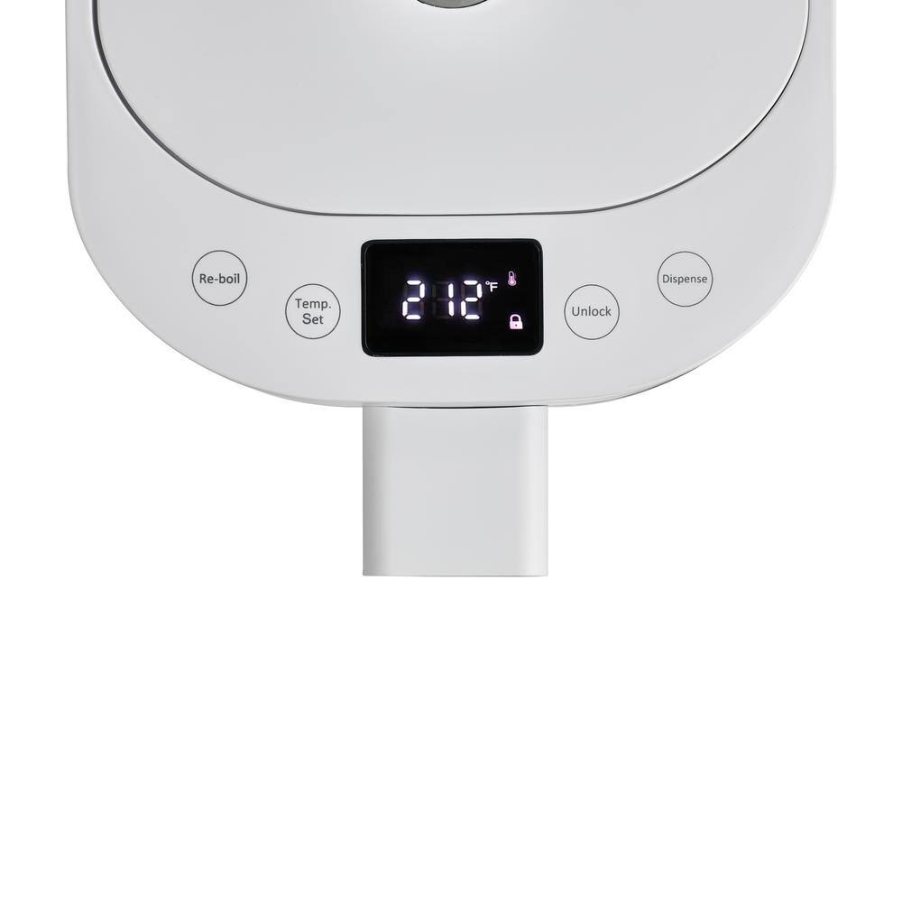 13.5-Cup Silver Stainless Steel Digital Electric Kettle