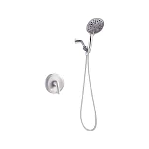 Dual-Function Shower Faucet, Shower Trim Kit with 4-Spray In2ition 2-in-1 Dual Hand Held Shower Head with Hose