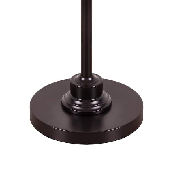 KAWOTI 63.5 in. Bronze Adjustable Standard Floor Lamp with Beige