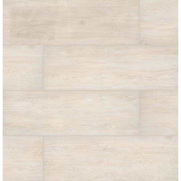 MSI Caldera Blanca 2 cm. x 16 in. x 47 in. Matte Porcelain Wood Look Paver Floor Tile (10.44 sq. ft./Case)