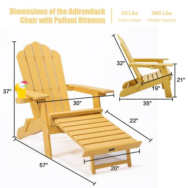 Adirondack chair with pull out ottoman plans new arrivals