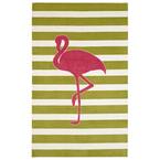 Fancy Flamingo Pink 5 ft. x 8 ft. Area Rug