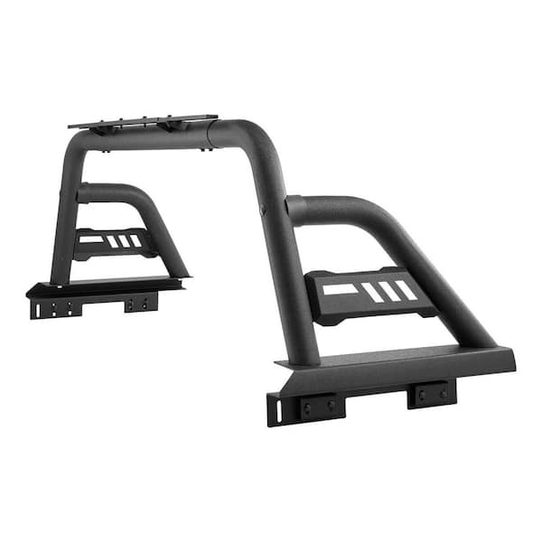 SKYSHALO Truck Bed Roll Bar, Universal Pickup Sport Adjustable Bar Chase Rack Compatible with Full-Size Truck, No Rack Included