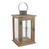 Stonebriar Collection 8 in. W x 13 in. H Rustic Brown Lantern SB-5174B ...