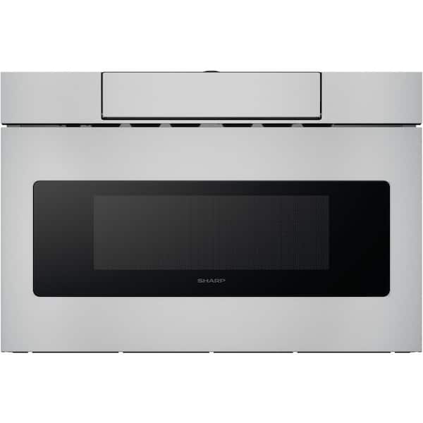 Sharp 1.2 cu. ft. 24 in. Microwave Drawer with Concealed Controls, Built-In Stainless Steel with Sensor Cooking
