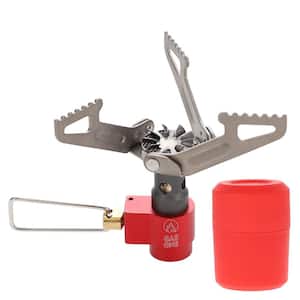 Titanium Backpacking Camping Stove with Carrying Case