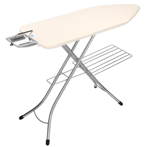 Ecru Cover Brabantia Standard Size B Ironing Board with Steam Iron Rest 