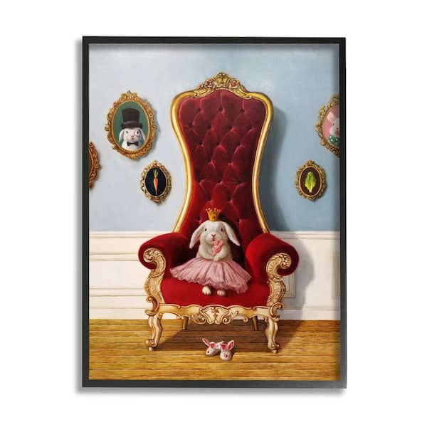 Alice & Queen Wonderland Chairs  Painting fabric chairs, Paint