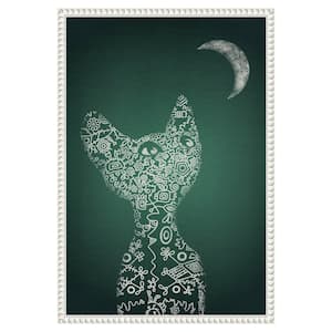My Precious Emerald by Ema Paraschiv 1-Piece Floater Frame Giclee Animal Canvas Art Print 23 in. x 16 in.