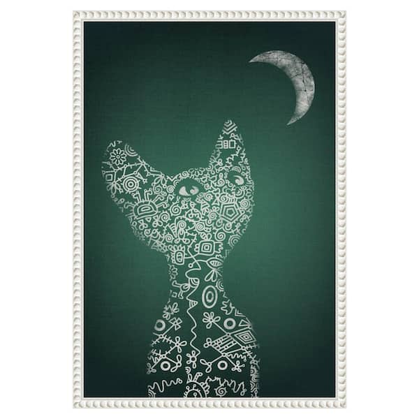 Amanti Art My Precious Emerald by Ema Paraschiv 1-Piece Floater Frame Giclee Animal Canvas Art Print 23 in. x 16 in.