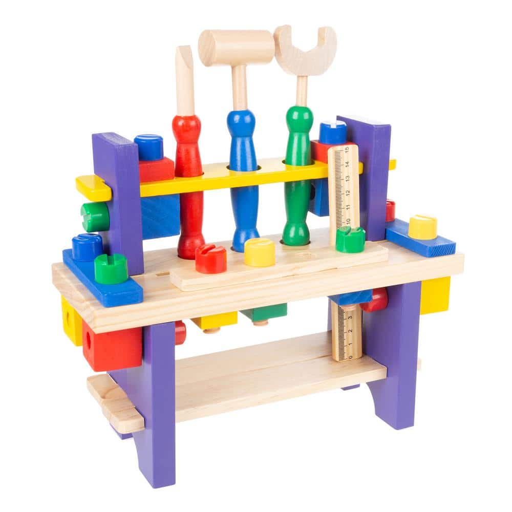 Portable Adjustable 3 in 1 Kids Power Tool Work Bench Set Play Toy Work DIY Set 