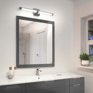 Tivoli 27 in. 1-Light Chrome Modern Integrated LED Vanity Light Bar for Bathroom