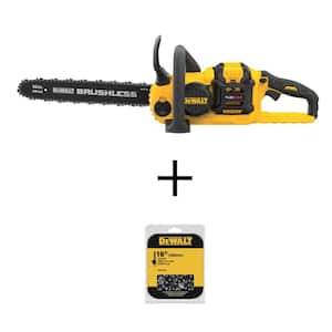 60V MAX 16in. Brushless Cordless Battery Powered Chainsaw Kit with 16in. Chain, (1) FLEXVOLT 3Ah Battery & Charger
