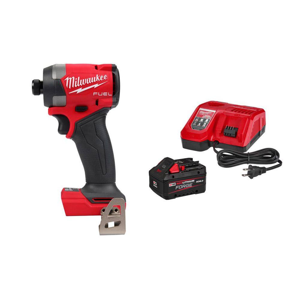 M18 FUEL 18V Lithium-Ion Brushless Cordless 1/4 in. Hex Impact Driver w/ 8.0 Ah Starter Kit price history on PriceWatchPro