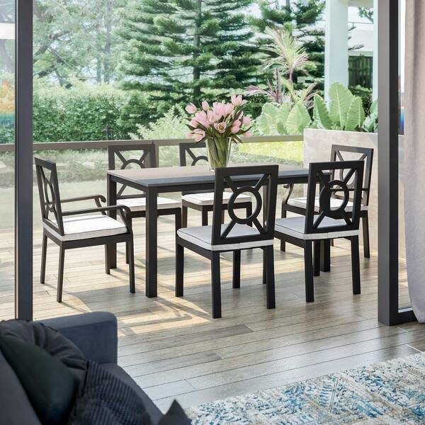 madison 7 piece patio dining set