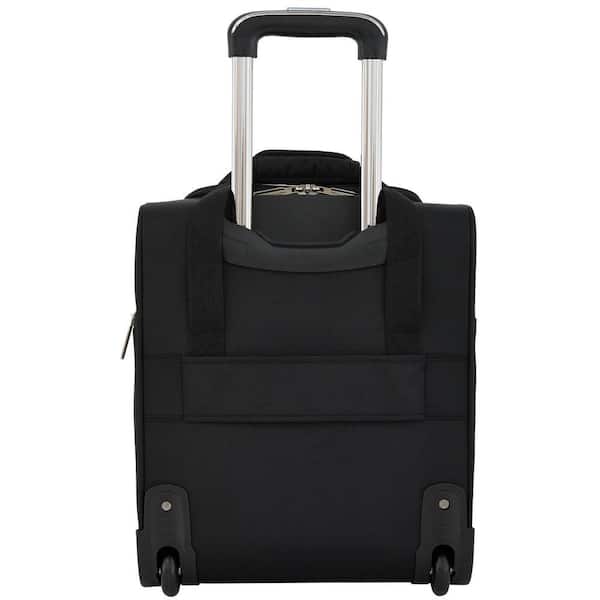 French Connection 16 in. Black Underseater Carry-On w/USB Feature