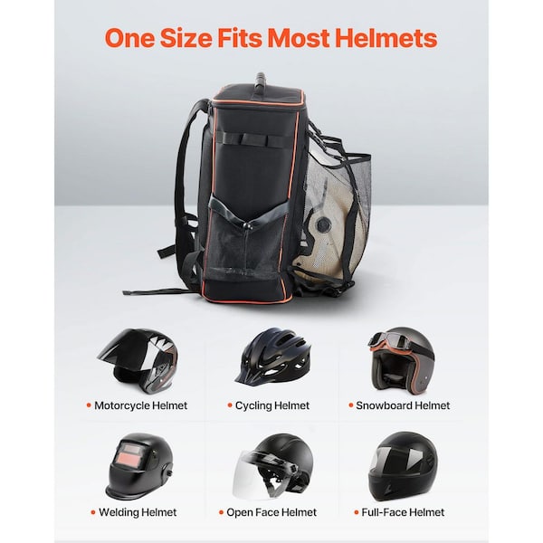VEVOR Welding Backpack, 33L Insulated Bag, Helmet Bag, 600D