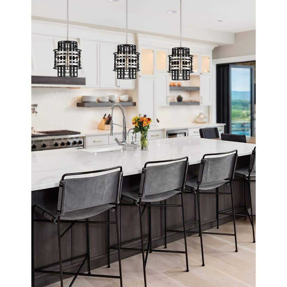 Preston Brushed Nickel Mini Pendant Light