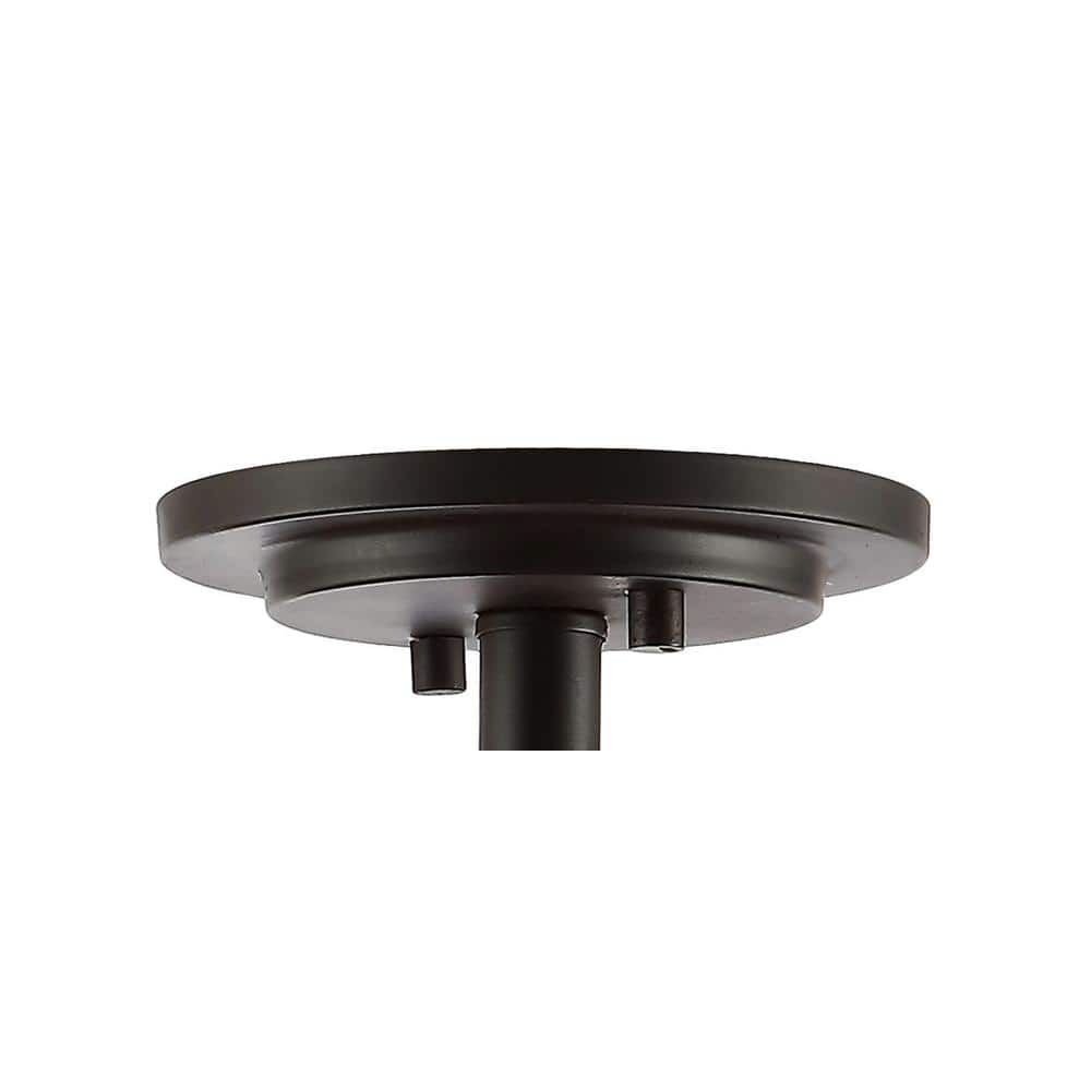 Ferme 14" 3-Light Oil Rubbed Bronze Farmhouse Flush Mount