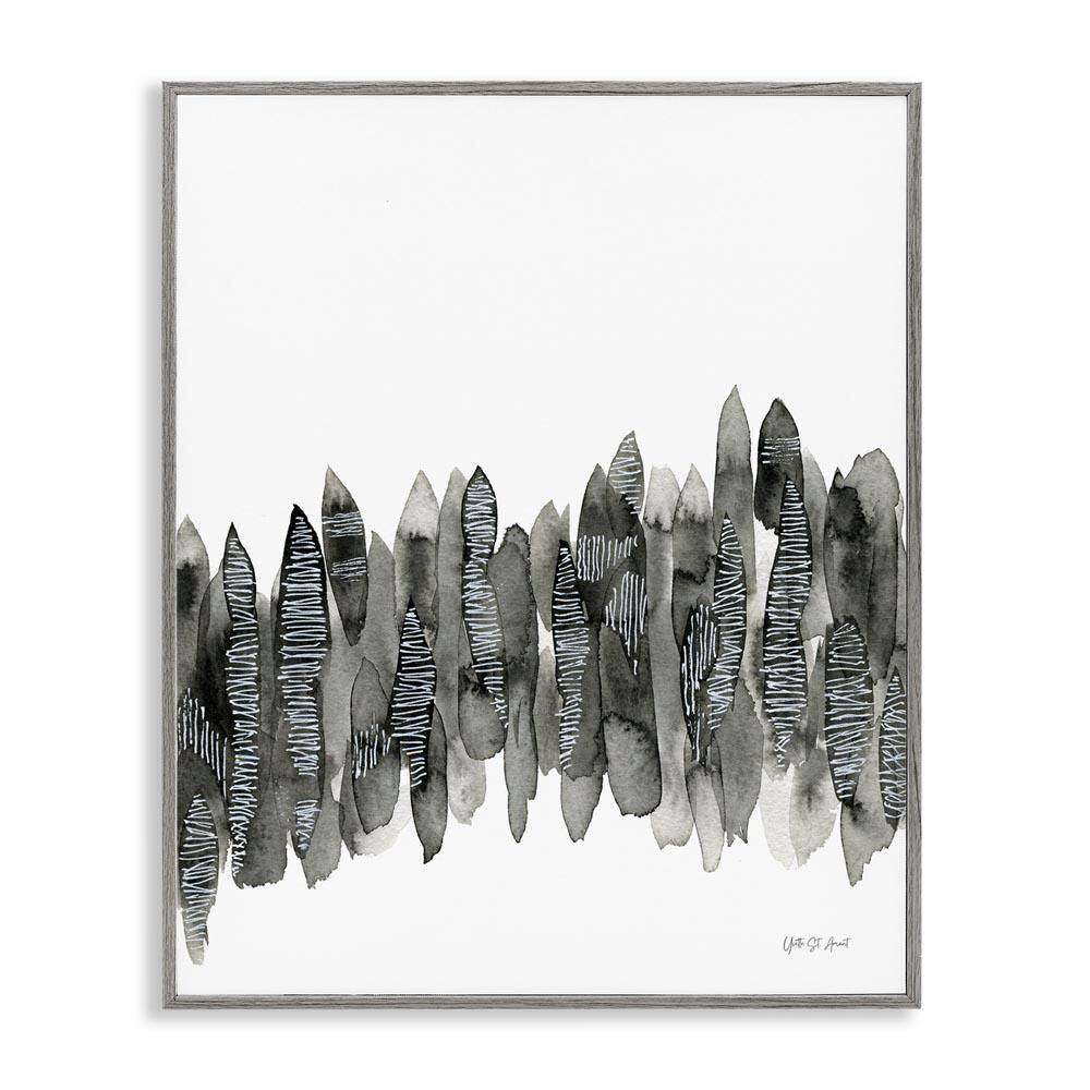Kindling Abstract Nature by Yvette St. Amant Gray Framed Abstract Giclee Art Print 14 in. x 11 in. price history on PriceWatchPro