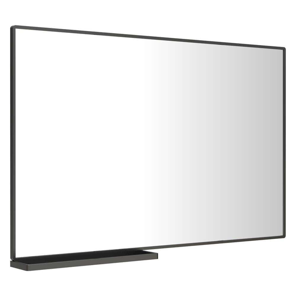 47 in. W x 30 in. H Rectangular Aluminum Framed Wall Bathroom Vanity Mirror