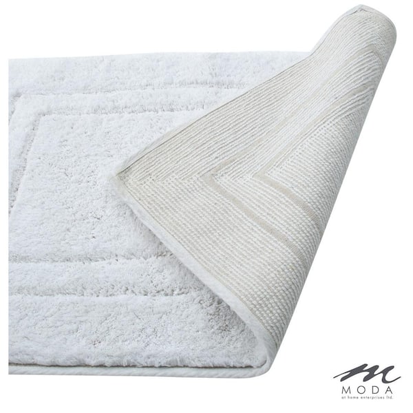 Shower Floor Towel home hotel cotton white foot grid Bathroom Mat