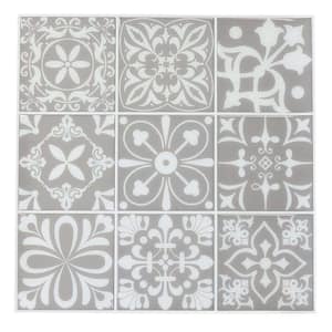 11.8 in. W x 11.8 in. L Vinyl Peel and Stick Backsplash Tile, Mosaic Floor and Wall Tiles,10 Pack (9.7 sq. ft.)