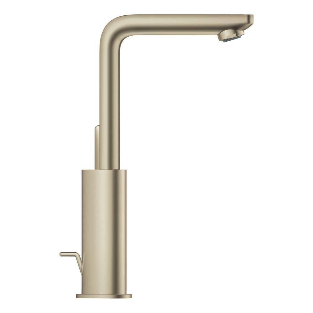 Lineare Sleek Single-Handle L-Size Bathtub Faucet in Brushed Nickel