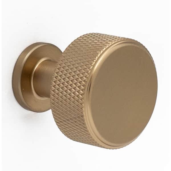 Kent Knurled 1-1/8 in. (29 mm) Industrial Champagne Bronze Round Cabinet Knob