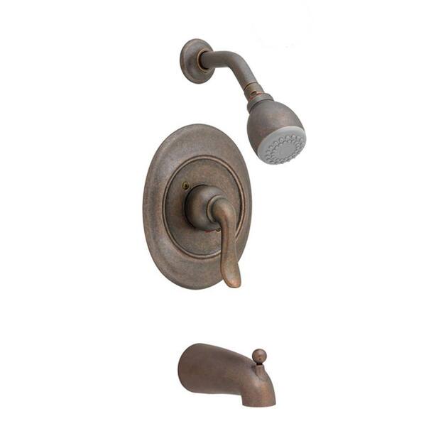 American Standard Princeton Pressure Balance 1-Handle Tub and Shower Faucet Trim Kit in Oil Rubbed Bronze (Valve Sold Separately)