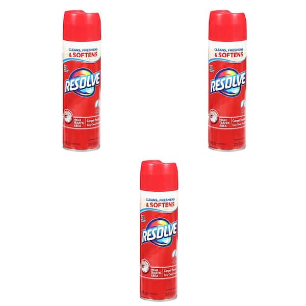 4 Cans) Woolite Carpet/Upholstery Triple Action Foam Cleaner Odor