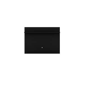 Montauk 54 in. Black Particle Board Floating Entertainment Center Fits TVs Up to 46 in. with Cable Management