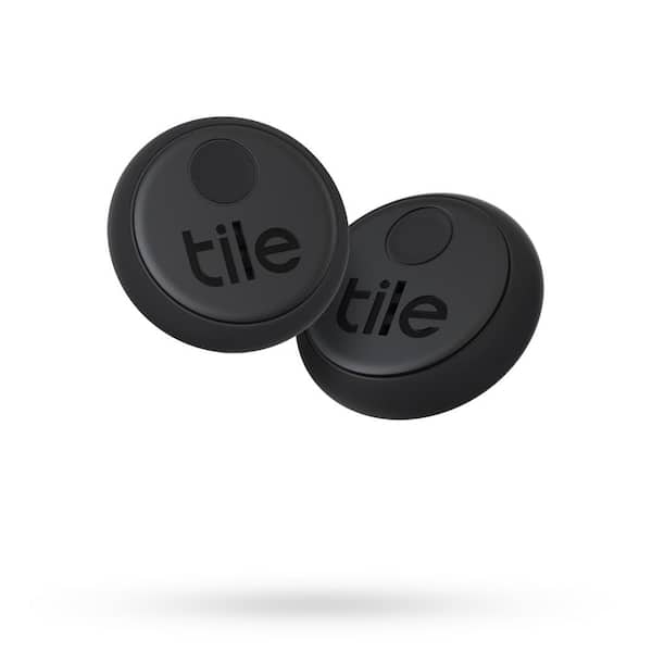 Tile Sticker 2022 Universal Bluetooth Tracker - Black, 2-Pack for sale  online