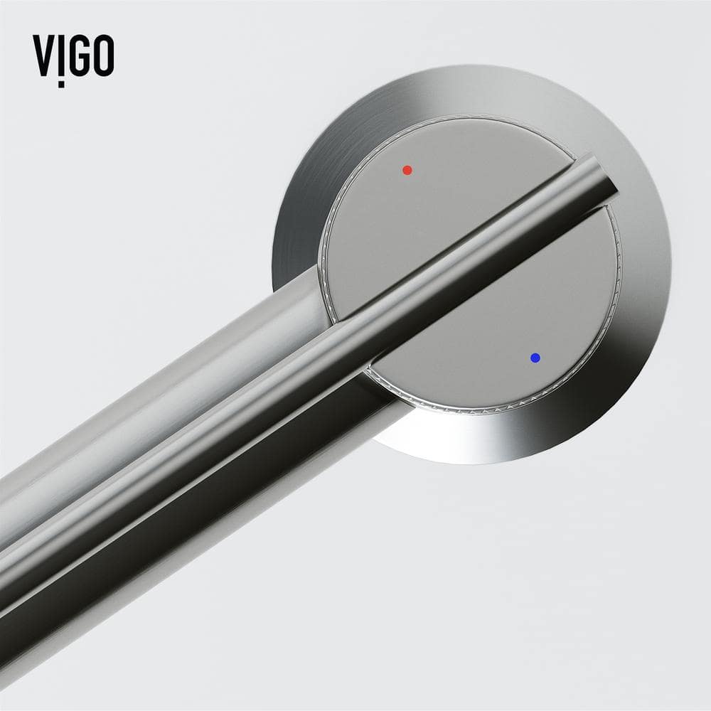 VIGO Sterling 7" High Chrome Single-Handle Bathroom Faucet