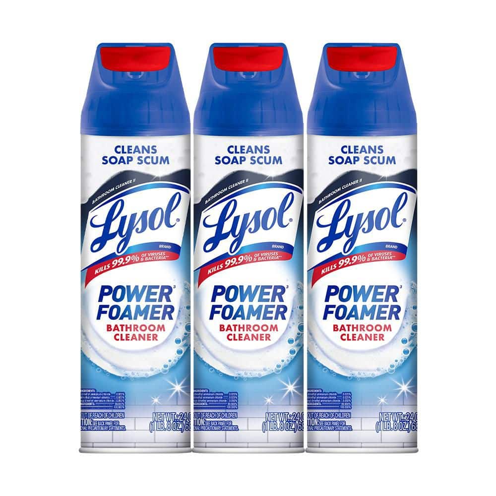 24 oz. Power Foam Aerosol Bathroom Cleaner (3-Pack)