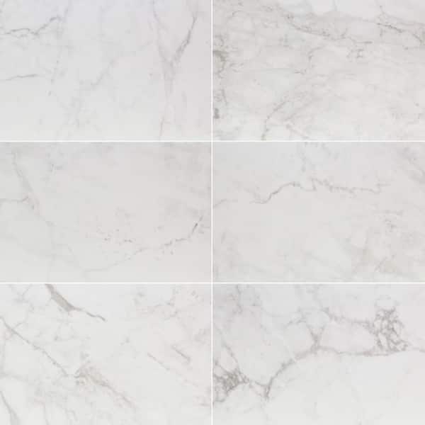 Ivy Hill Tile Jammu Gray And White 15 In X 30 In X 10mm Polished Porcelain Floor And Wall Tile 6 Pieces 18 16 Sq Ft Box Ext3rd101459 The Home Depot