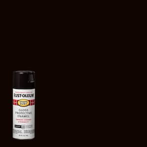 12 oz. Protective Enamel Gloss Dark Walnut Spray Paint