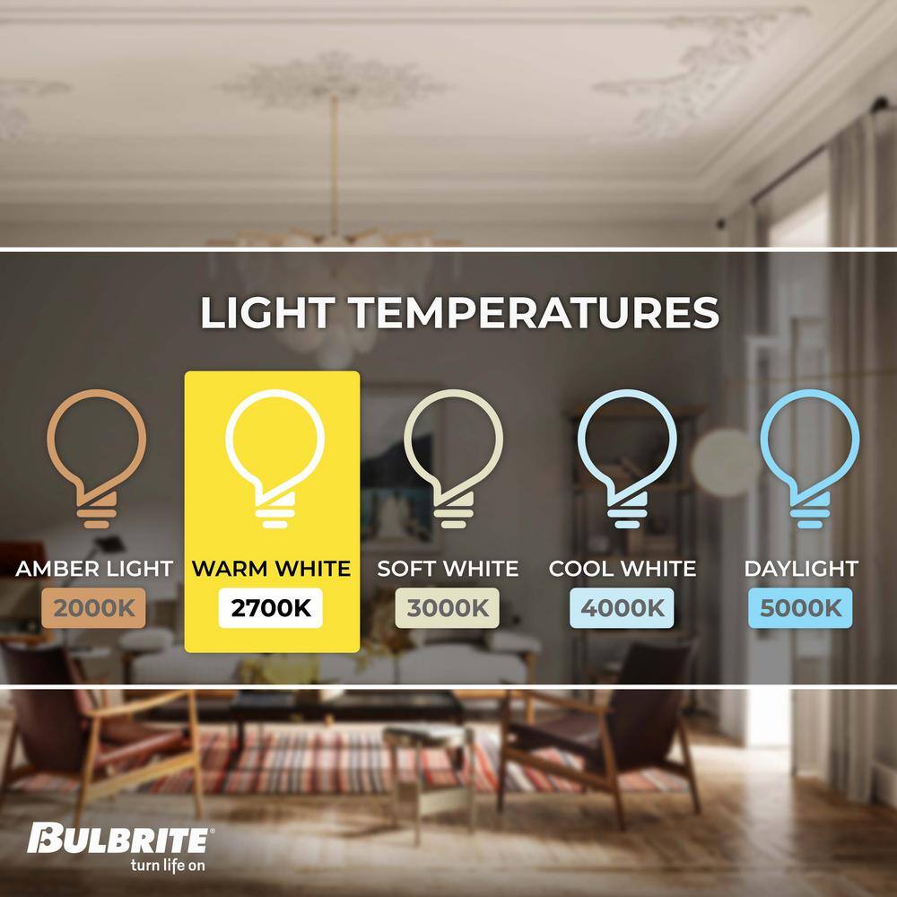 Clear Dimmable Decorative LED Bulb Pack