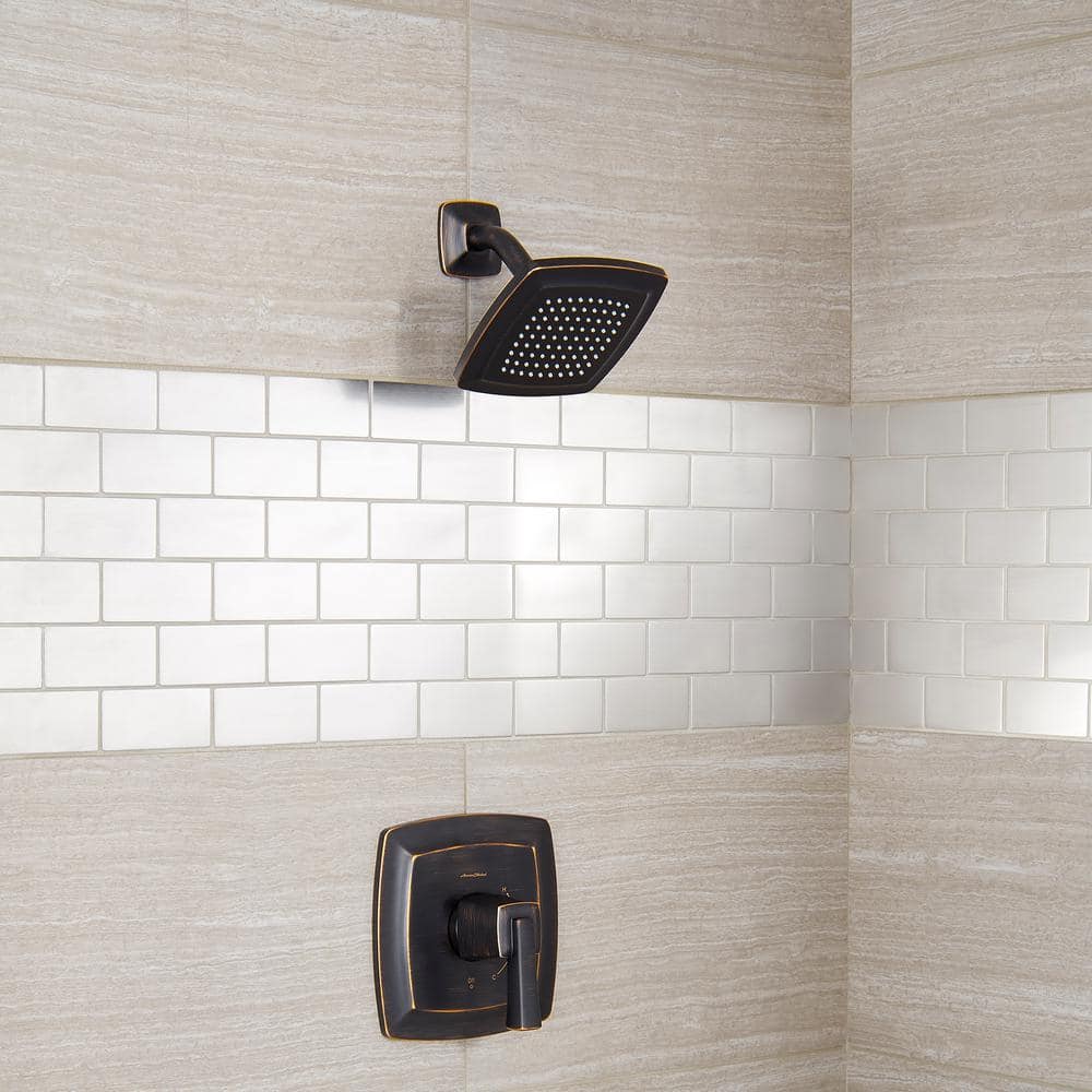 Townsend Distressed Bronze Wall-Mounted Shower Lever Trim Kit