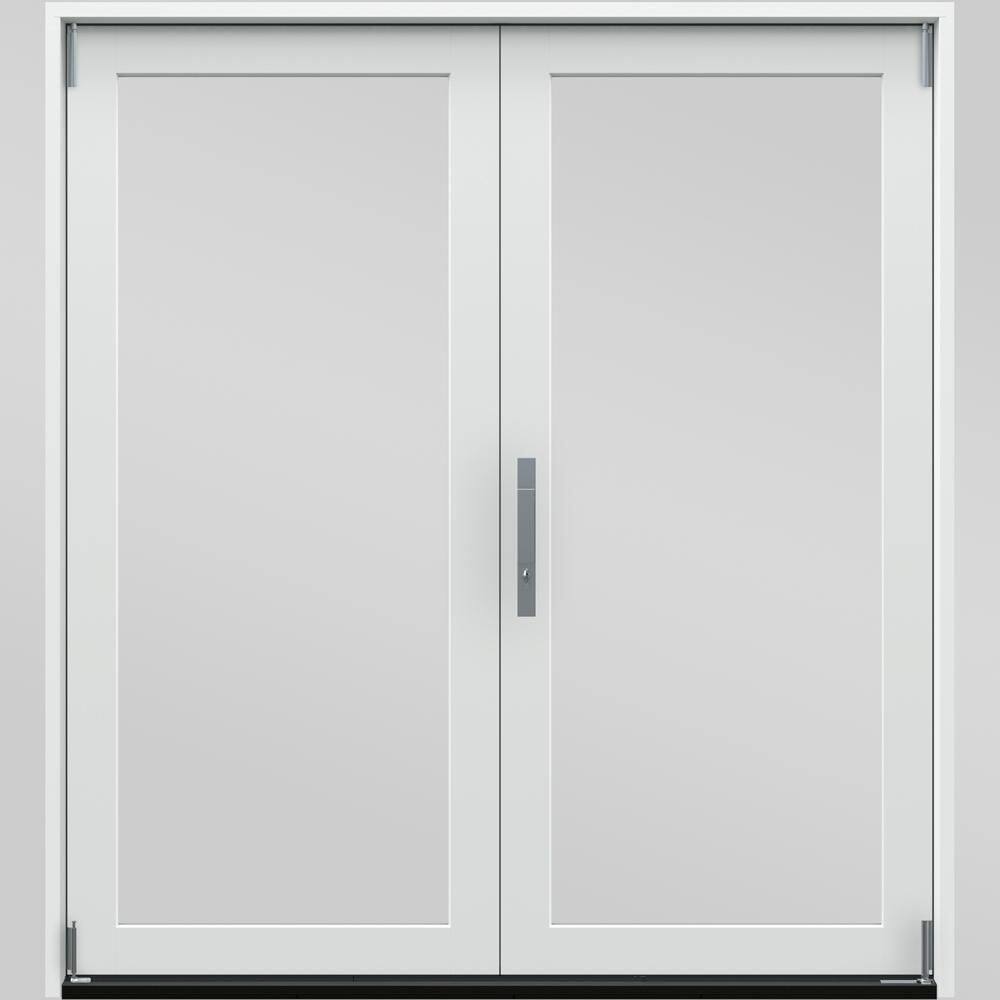 72 in. x 80 in. F4500 Left-Hand Primed Fiberglass 2-Panel Folding Patio Door w/ Low-E Impact Glass and Nickel Handle price history on PriceWatchPro