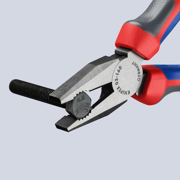 KNIPEX 6-1/4 in. Combination Pliers with Comfort Grip 03 02 160