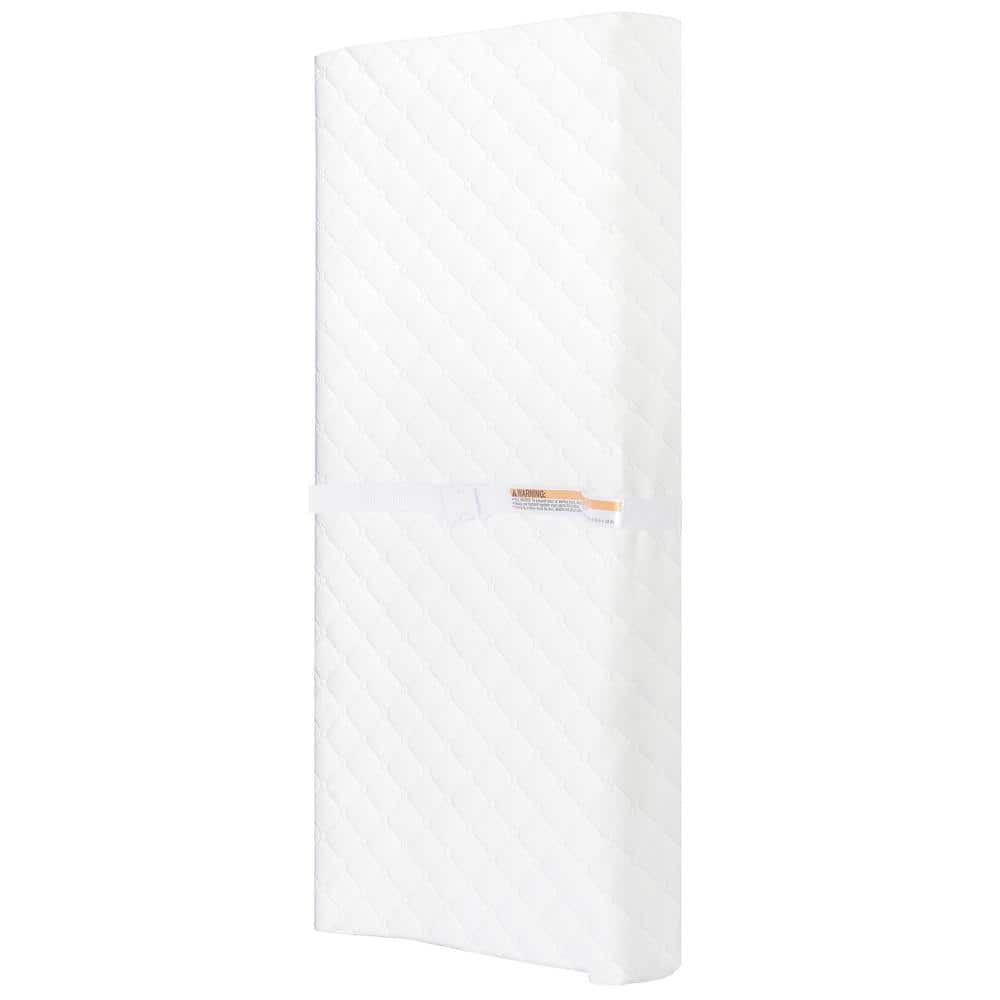 White Quilted Waterproof Contour Changing Pad 32x16 Inches