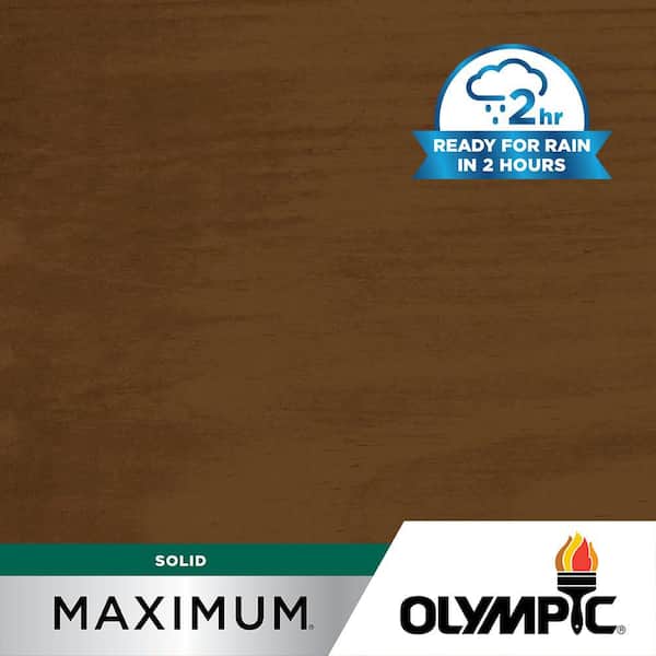 Maximum 1 gal. SC-1010 Butternut Solid Color Exterior Stain and Sealer in One