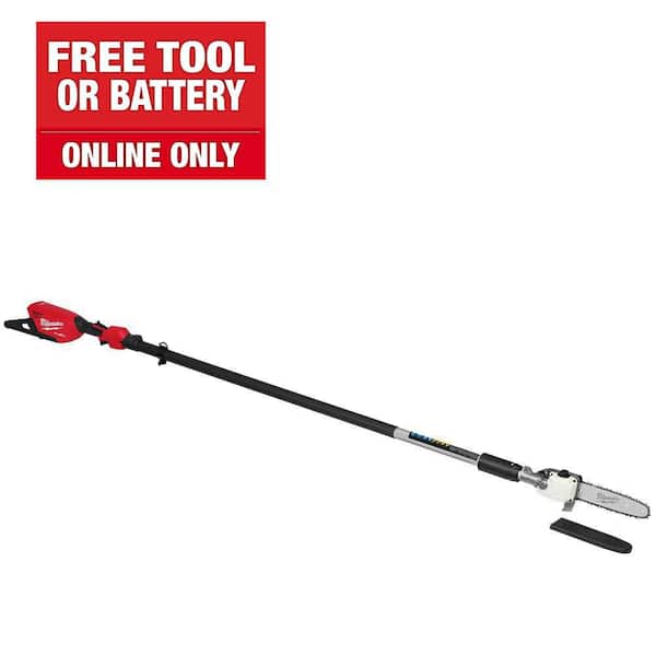 M18 FUEL 10 in. 18V Lithium-Ion Brushless Electric Cordless Telescoping Pole Saw, 13 ft. Length (Tool-Only)