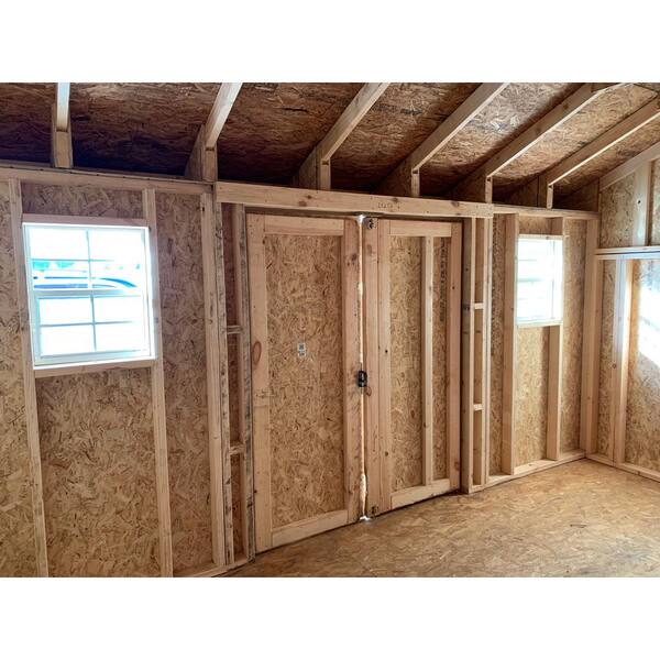 Little Cottage Co Classic Saltbox 8 Ft X 14 Ft Wood Storage Building Diy Kit With Floor 8x14 Cwsb Wpnk Fk The Home Depot